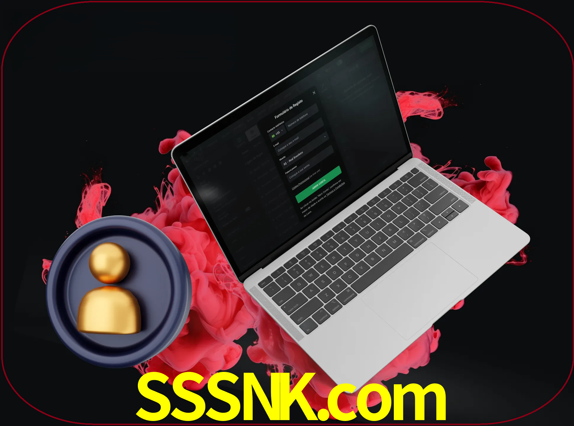 No cabeçalho do site sssnk, clique no botão que o levará a um formulário especial onde terá de introduzir as suas informações actuais.